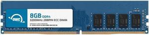 OWC 8GB Replacement for QNAP RAM-8GDR4ECT0-UD-3200 RAM-8GDR4ECI0-UD-3200 8GB DDR4 3200 PC4-25600 CL22 1Rx8 288-pin 1.2V ECC Unbuffered UDIMM Memory RAM Module Upgrade