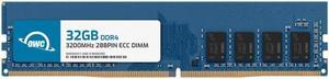 OWC 32GB Replacement for QNAP RAM-32GDR4ECK0-UD-3200 RAM-32GDR4ECT0-UD-3200 32GB DDR4 3200 PC4-25600 CL22 2Rx8 288-pin 1.2V ECC Unbuffered UDIMM Memory RAM Module Upgrade