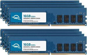 OWC 128GB (8x16GB) DDR4 2666MHz PC4-21300 CL19 2RX8 Non-ECC UDIMM 1.2V 288-pin Desktop Memory RAM Upgrade for PC