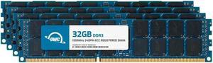 OWC 128GB (4x32GB) DDR3 1333 PC3-10600 CL9 4Rx4 240-pin 1.5V ECC Registered RDIMM Memory RAM Module Upgrade Kit Compatible with HP ProLiant DL360 G7 DL370 G6 DL380 G7 DL385 G7 DL580 G7