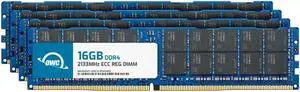 OWC 64GB (4x16GB) DDR4 2133MHz PC4-17000 CL15 2RX4 ECC Registered RDIMM 1.2V 288-pin Memory RAM Upgrade for Server