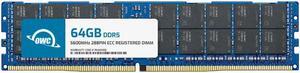 OWC 64GB DDR5 5600 PC5-44800 CL46 2Rx4 288-pin 1.1V ECC Registered RDIMM Memory RAM Module Upgrade Compat with SuperServer SYS-511E-WR SYS-521C-NR SYS-521E-WR SYS-521GE-TNRT
