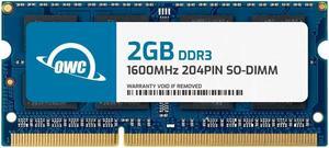 OWC 2GB DDR3 1600 PC3-12800 CL11 1Rx8 204-pin 1.5V Non-ECC SODIMM Memory RAM Module Compatible with Synology NAS DS1515+ DS1517+ DS1815+ DS1817 RS815+