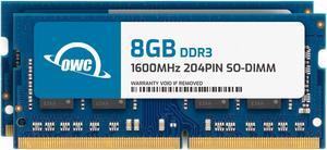 OWC 16GB (2x8GB) DDR3L 1600 PC3L-12800 CL11 2Rx8 204-pin 1.35V Non-ECC SODIMM Memory RAM Module Kit