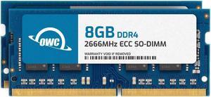 OWC 16GB (2X8GB) DDR4 RAM Compatible with Synology DiskStation DS723+ and DS923+ NAS System 2666MHz PC4-21300 CL19 ECC Unbuffered SODIMM 2Rx8 1.2V Memory Upgrade