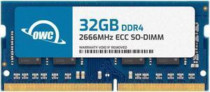 OWC 32GB DDR4 RAM Compatible with Synology NAS Rackstation RS822+ and RS822RP+ 2666MHz PC4-21300 CL19 ECC Unbuffered SODIMM 2Rx8 1.2V Memory Upgrade