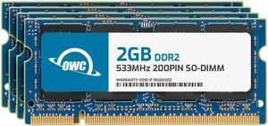OWC 8GB (4x2GB) DDR2 533 PC2-4200 CL4 2Rx8 200-pin 1.8V Non-ECC SODIMM Memory RAM Module Upgrade Kit for Select Laptops or All-in-One Systems