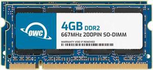 OWC 8GB (2x4GB) DDR2 667 PC2-5300 CL5 2Rx8 200-pin 1.8V Non-ECC SODIMM Memory RAM Module Upgrade Kit for Select Laptops or All-in-One Systems