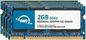 OWC 8GB (4x2GB) DDR2 800 PC2-6400 CL6 2Rx8 200-pin 1.8V Non-ECC SODIMM Memory RAM Module Upgrade Kit for Select Laptops or All-in-One Systems