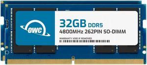 OWC 64GB (2x32GB) DDR5 4800 PC5-38400 CL40 2Rx8 262-pin 1.1V SODIMM Memory RAM Module Upgrade Compatible with GMKtec NucBox M7 M7 Pro