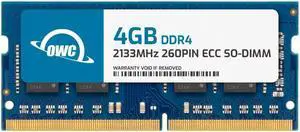OWC 4GB DDR4 2133MHZ PC4-17000 CL15 1RX8 ECC Unbuffered SODIMM 1.2V 260-pin Memory RAM
