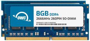 OWC 16GB (2x8GB) DDR4 2666MHz PC4-21300 CL19 1RX8 Non-ECC SODIMM 1.2V 260-pin Laptop Notebook Memory RAM Upgrade Module