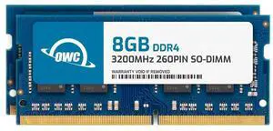 OWC 16GB (2x8GB) DDR4 3200MHz PC4-25600 CL22 1RX8 Non-ECC SODIMM 1.2V 260-pin Laptop Notebook Memory RAM Upgrade Module