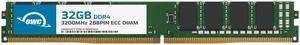 OWC 32GB DDR4 3200 PC4-25600 CL22 2Rx8 VLP 288-pin 1.2V ECC Unbuffered DIMM Memory RAM Module Upgrade for Select Workstations, Servers, and NAS Systems