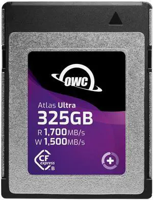 OWC Atlas Ultra 325GB High-Performance CFexpress Type B Memory Card, OWCCFXB2U0325