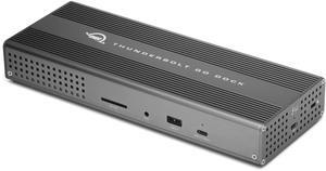 OWC Thunderbolt Go Dock, 11 Ports, Built in Power Supply, 90W Charging, Thunderbolt 4 (USB-C), USB, HDMI, 2.5GbE, SD, Compatible with Thunderbolt and USB-C Devices, Supports Thunderbolt Share