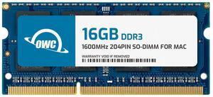 OWC 16GB PC12800 DDR3 1600MHz SO-DIMM Memory RAM Upgrade Compatible with 2015 (Late) iMac 27" w/Retina 5K Models and Compatible PCs (OWC1600DDR3S16G)