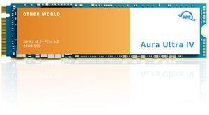 OWC 4TB Aura Ultra IV PCIe 4.0 NVMe M.2 2280 SSD Internal Solid State Drive, Up to 7414MB/s Read and 6800MB/S Write Speeds, for PC Laptops, Desktops, Servers PS5 and Gamers (OWCS3DIG3P4T40)