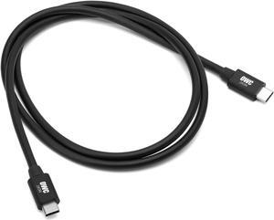 OWC 1.0M (39") Thunderbolt 5 (USB-C) Cable,up to 80Gb/s of bi-Directional Data Speed, up to 120Gb/s for Higher Display Bandwidth, 240W