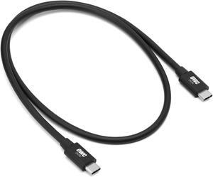 OWC 0.8M (31") Thunderbolt 5 (USB-C) Cable,up to 80Gb/s of bi-Directional Data Speed, up to 120Gb/s for Higher Display Bandwidth, 240W