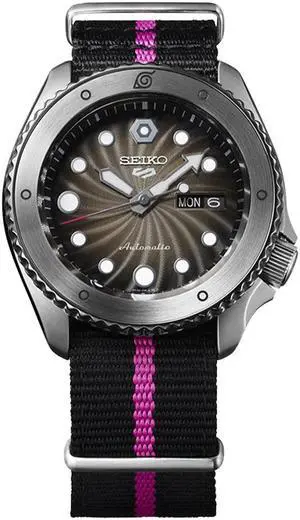 SEIKO 5 Original Sports Automatic Watch Mechanical 10bar Waterproof Luminous Men Watches Gray