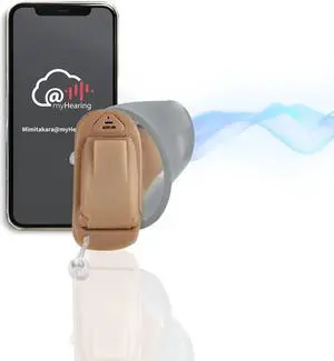 Mimitakara Cloud CIC myHearing C1 OTC Hearing Aid (Left ear)