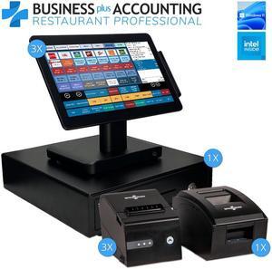 Business Software Solutions Inc. Elite III Restaurant Point of Sale System - 3 Stations