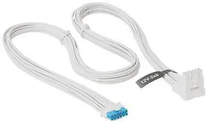 SeaSonic Native 16-Pin Gen 5 12V-2x6 600 W Cable -90° L-type interface(White)