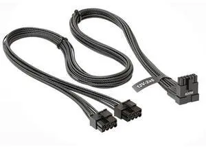 SeaSonic Native 2 x 8 Pin Gen 5 12V-2x6 16 Pin 600 W Cable -90° L-type interface