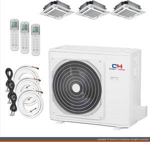 Cooper & Hunter Mini Split AC Heat Pump Ductless Multi 3 Zone 9000 9000 9000 BTU GS-1