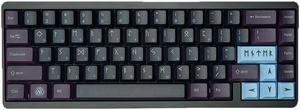 Mechkeys VARMILO Muse65 Wired Magnetic Switches Keyboard Rapid Trigger, Gaming Keyboard Full CNC Metal Case and UV Mirror Glass Back for FPS Player (As Gard, ANSI Layout with Magnetic Jade Pro Switch)