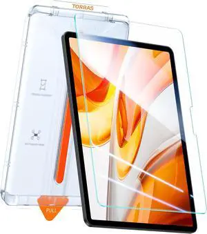 TORRAS Military-Grade Protection for iPad Air 11 Inch Screen Protector ( 2024, 6th ) 9H+ Tempered Glass, One-Step Installation, Full Coverage Fit, Bubble Free, Diamond Shield, 1 Pack