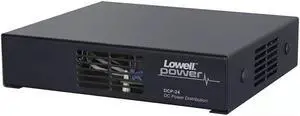 Lowell DCP-24 DC Power Distribution, 8 Output (24VDC); Each Output Protected by PTC Fuse with Auto Reset; Power Status LEDs; Universal Input 100-240VAC, 50/60Hz