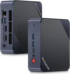BOSGAME B95 Mini PC, Inte 12th N95 Processor Desktop Office PC (up to 3.4GHz) 8GB RAM, 256GB M.2 SSD, Triple Display Mini Computer, Dual HDMI 2.0, 2.5G LAN, WiFi 5, Bluetooth 4.2, 4k 60hz