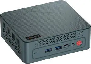 BOSGAME E2 Mini PC, AMD Ryzen 5 3550H, 16GB DDR4, 512GB PCIe SSD, 4K Triple Display, Type-C & USB3.2, RJ45 & Wi-Fi 5 & BT 5.0, Mini Desktop Computers for Office, Streaming, Home Theater