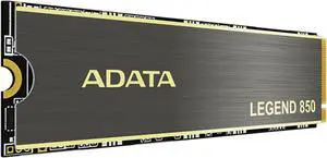 ADATA Legend 850 512GB PCIe Gen4 x4 NVMe 1.4 M.2 Internal Gaming SSD Up to 5,000 MB/s (ALEG-850-512GCS)