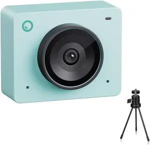 OBSBOT Meet 2 Al-Powered 4K Webcam Ultra HDR,1080p@60FPS,1/2" CMOS,4X Digital Zoom,Plug&Play,Built-in Dual MicWork with Skype, Zoom/ MS_Teams/Google Meetfor Online Call/Meeting/Educate-Green