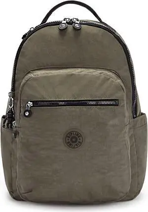 Kipling Women's Seoul 15" Laptop Backpack, Durable, Roomy with Padded Shoulder Straps, Built-In Protective Sleeve