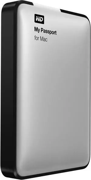 Western Digital 1TB Silver My Passport for Mac Portable External Hard Drive - USB 3.0 - Western DigitalBLUZ0010BSL-NESN