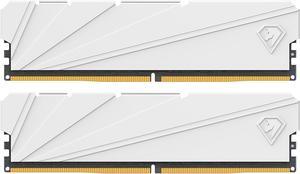 Netac DDR4 DRAM 32GB Kit16GBx2 C16 3200MHz XMP 2.0 Dual Channel RAM (PC4-25600) 1.35V 288-Pin Upgraded Aluminum Heat Sink Ideal for Gaming Computer Upgrade - Shadow S