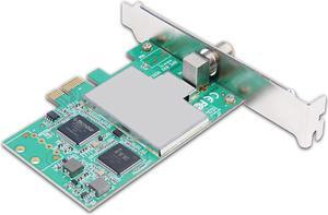 X692 PCIE Express TV Tuner Card, Quad ATSC Live TV Tuner Module, Four Tuners on a Half Height PCI Express Board OTA Record for Windows Linux PC Laptop Computer