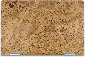 Carbon Fiber Laptop Skin Compatible with HP Envy x360 14" (2023) - Cork - Premium 3M Vinyl Protective Wrap Decal Cover - Easy to Apply | Crafted in The USA by MightySkins