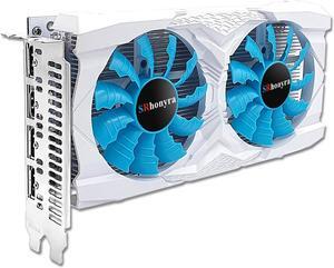 SRhonyra GTX 1660 Super 6GB Graphics Card GDDR6 192 Bit PCI-e 3.0 x16 4 Monitors Video Card Support DirectX 12 OpenGL4.5 HDMI and 3*DisplayPort 1.4a
