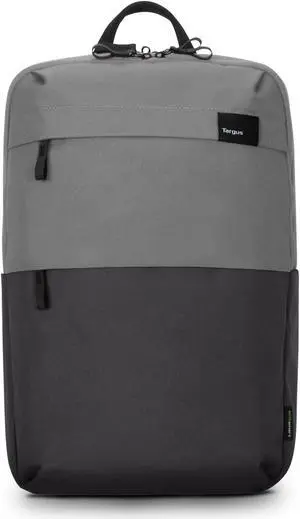 Targus Sagano EcoSmart Travel Laptop Backpack, Gray - Lightweight Travel Backpack Fits Laptops Up to 15.6", Eco-Friendly Backpack Made from 7 Recycled PET Bottles (TBB634GL)