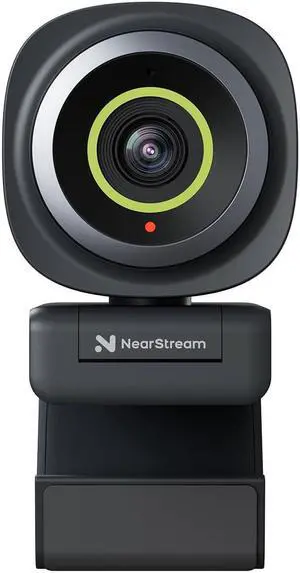 NearStream 2K Webcam for PC, Full HD 1080P Webcam with Noise-Canceling Mic, Auto Focus,Software Control, Adjustable FOV, Plug&Play, Compact Web Camera for Desktop Computer for Zoom/Skype/Teams (V02AF)