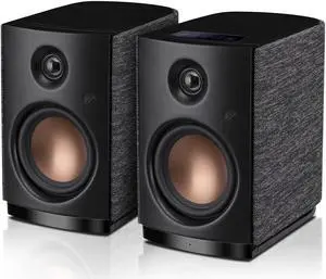 HiVi-Swans OS-10 HiFi Stereo Speakers, Bluetooth 5.0 Active Computer Bookshelf Speakers - 4'' Dynamic Woofer, Powered Desk Speakers 62w RMS with Touch Control for PC/Phone/TV/Monitor (Pair)