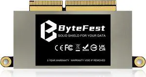 ByteFest SSD 1TB NVMe PCIe 3.0x4, Replacement for MacBook Pro Retina 13" A1708 (Late 2016, Mid 2017) EMC 2978/3164 Non-Touch Bar Models