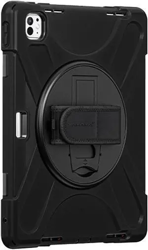 Sahara - Raider-X Series Heavy-Duty Case for iPad Pro (M4) 13" 2024, Scorpion Black, (TB00386)