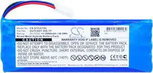 VINTRONS Outcast Outcast 20S-1P Battery (2000mAh / 48.00Wh) for SOUNDCAST Outcast ICO410, ICO410-4n, ICO411a, ICO411a-4N,