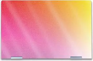 Glossy Glitter Laptop Skin Compatible with HP Envy x360 14" (2023) - Sunset Blur - Premium 3M Vinyl Protective Wrap Decal Cover - Easy to Apply | Crafted in The USA by MightySkins
